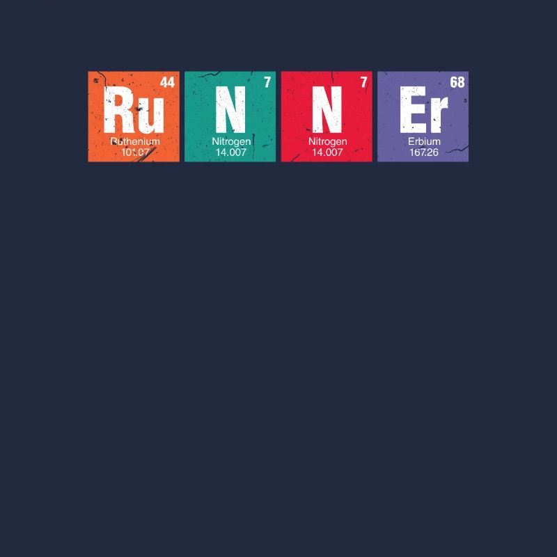 Chimie runner science cadeau en cours d'exécution