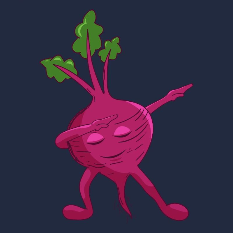 Dabbing beetroot