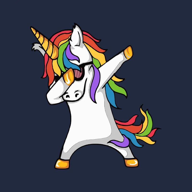 Design eines Dabbing Unicorn Geschenk