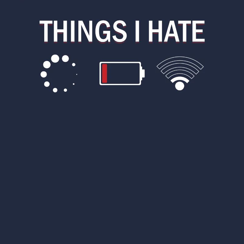 Things I Hate Programmer Nerd Funny Code Geschenk