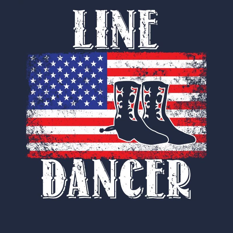 Drapeau USA Linedance Line Dancer