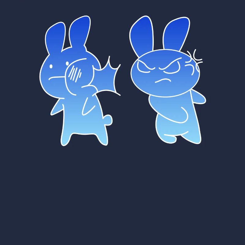 Baka Rabbit Face Slapping Japan cadeau drôle