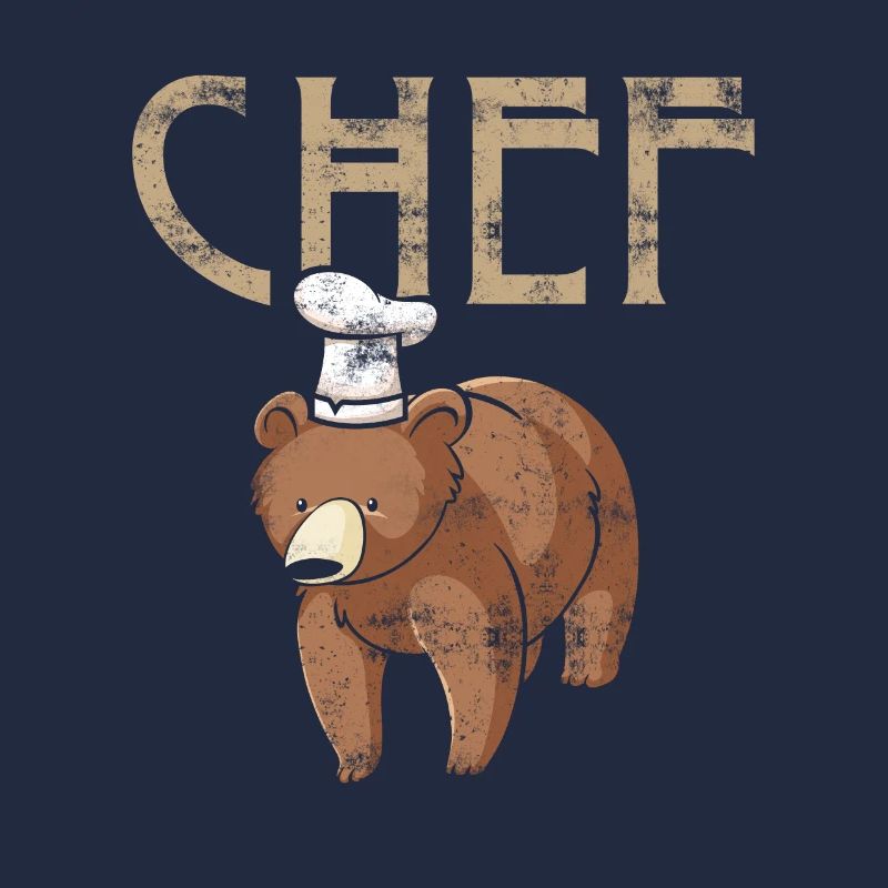 Bär Chef Kochen Küche Backen Geschenk