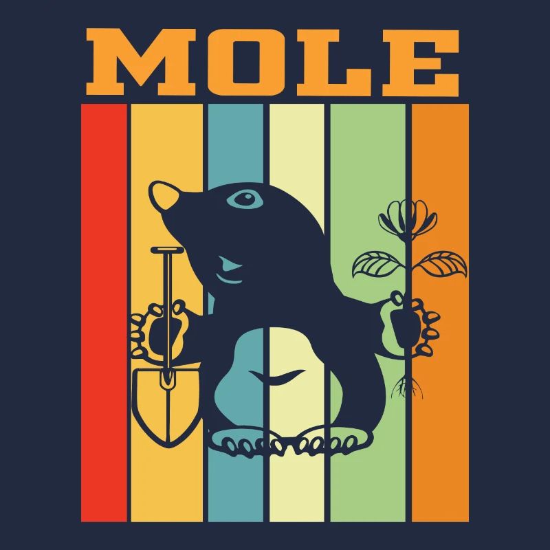 Mole Retro Jeu de couleurs