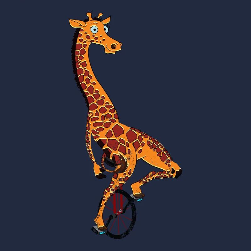 Monocycle, girafe monocycle