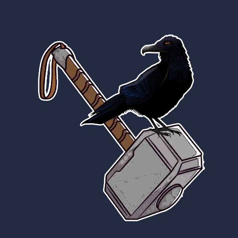 Thor Hammer Mjölnir Raven