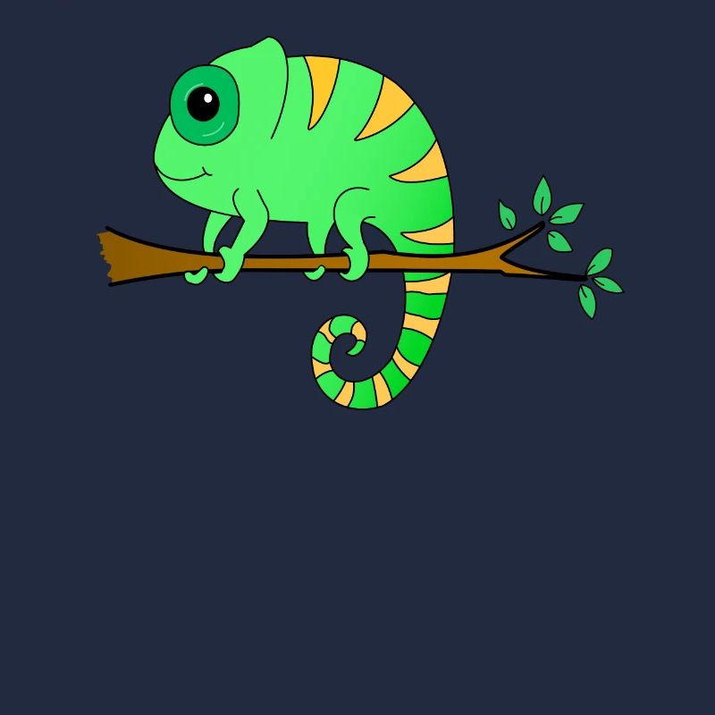 Caméléon sur une branche