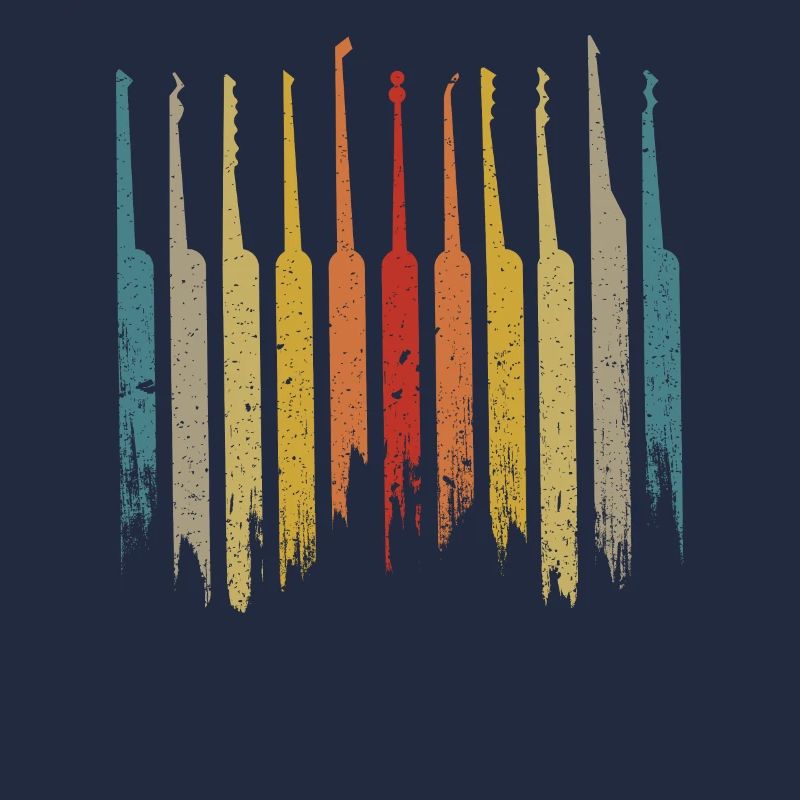 Lock picks retro lock picking - lock picker and