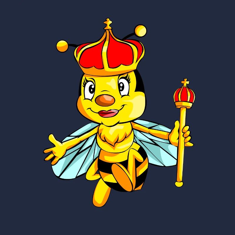 bee bee queen queen bee drawing design