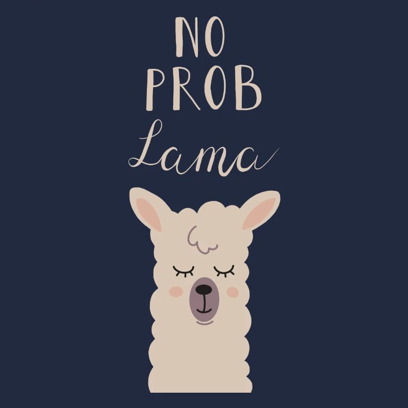 Pas de problème: conception drôle de lama