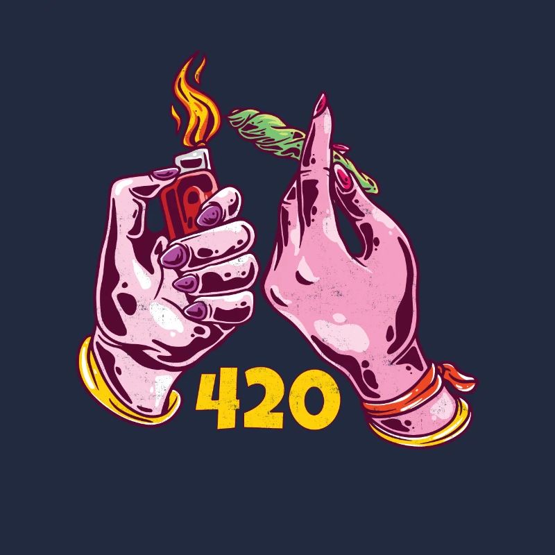 Articulation à la main pour fleuriste de haschisch 420