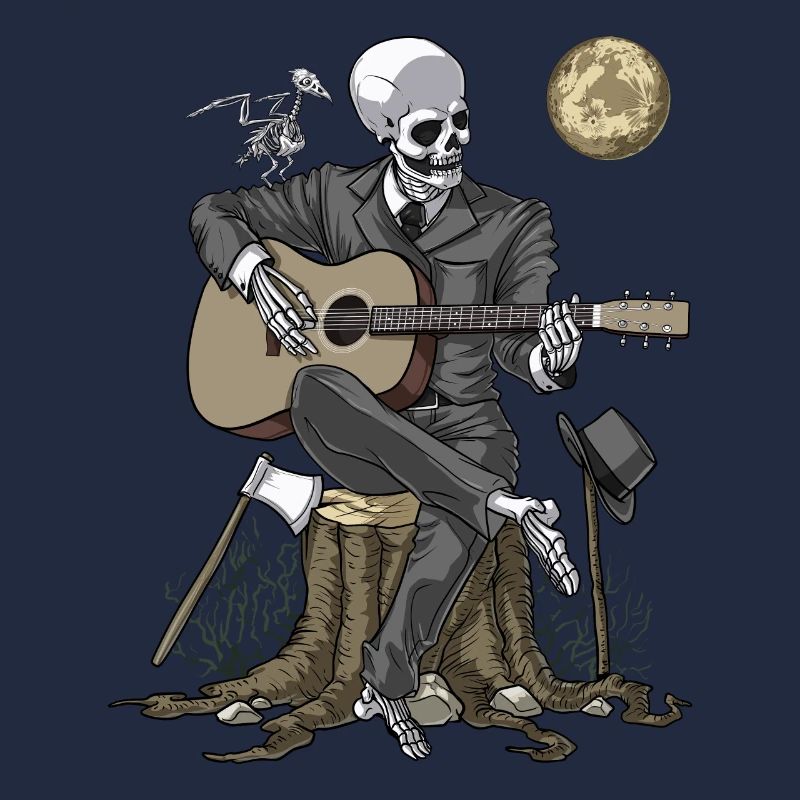 Skeleton Guitar Player