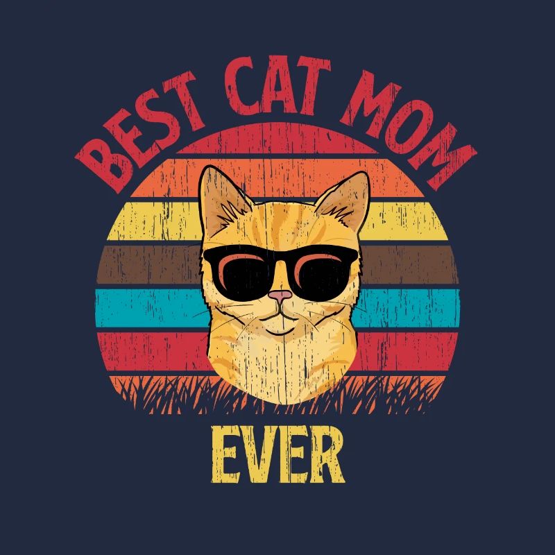 Best Cat Mom Ever Beste Katzen Mama Mutter Kitten