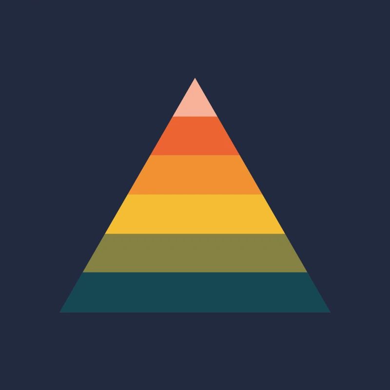 Pyramide arc-en-ciel