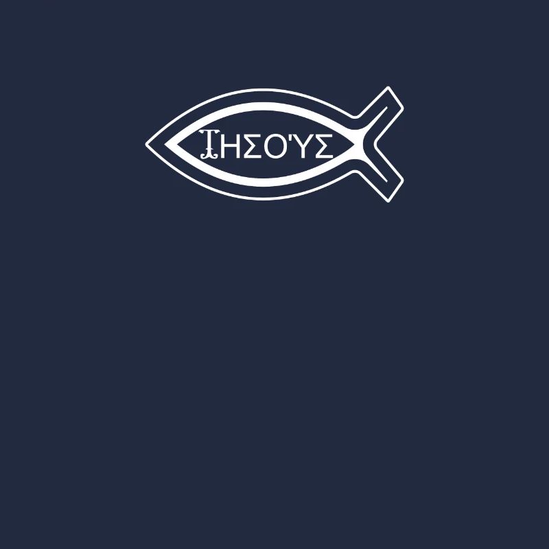 Jésus grec avec poisson Ichthys
