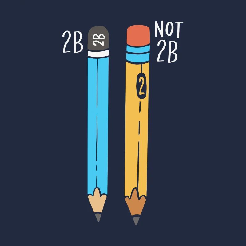 2B oder nicht 2B für eine Ingenieurgrafik