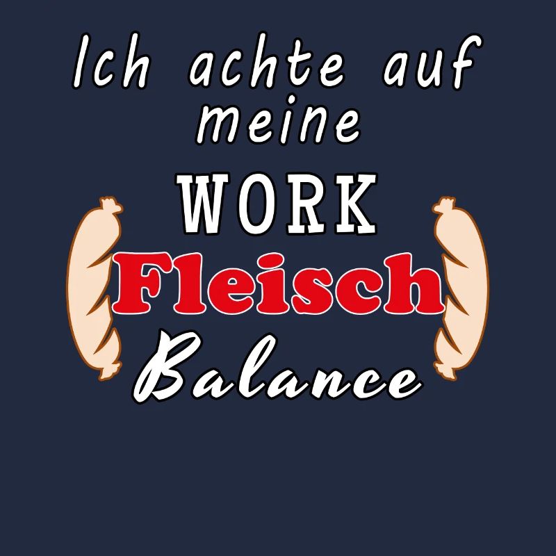 Ich achte auf meine Work Fleisch Balance