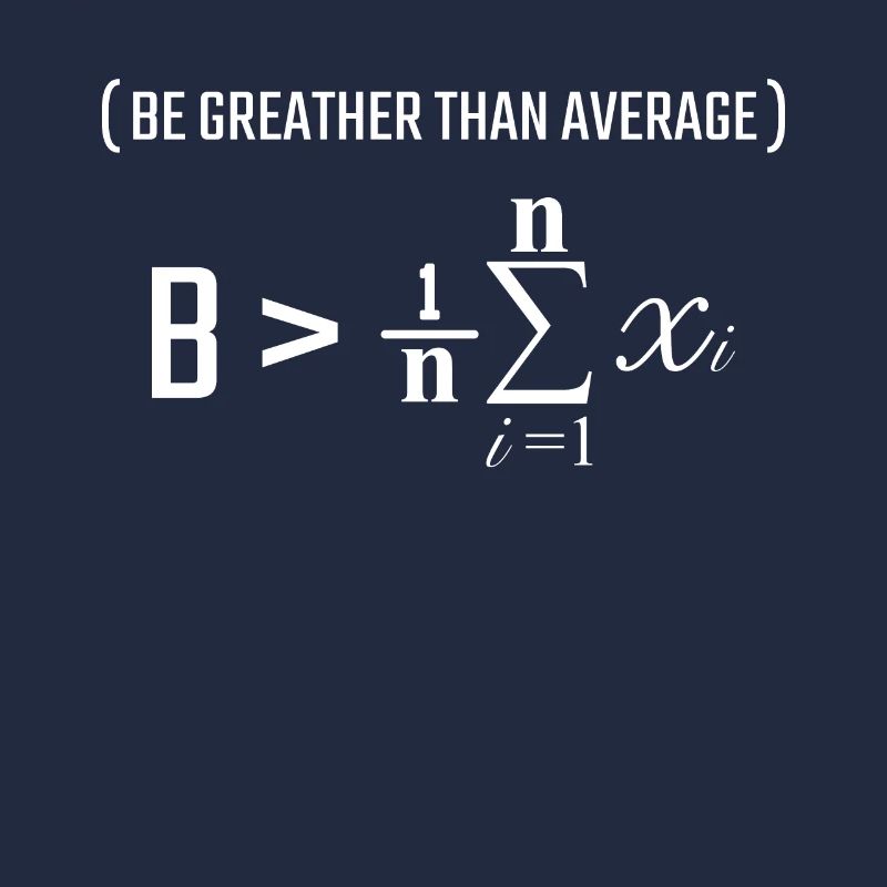 Mathematical formula average math funny
