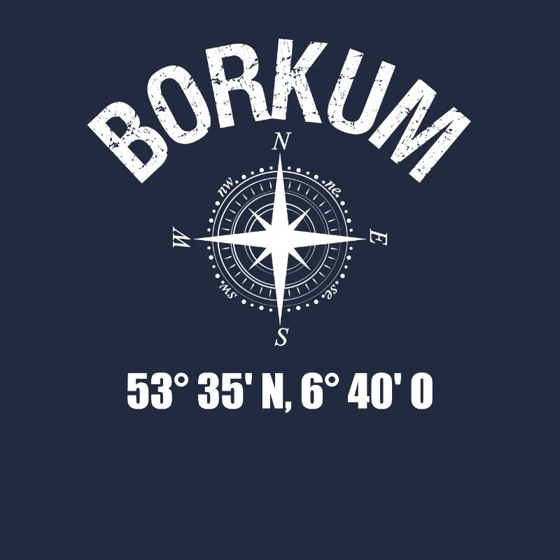 Borkum coordinates Baltic Sea island vacation