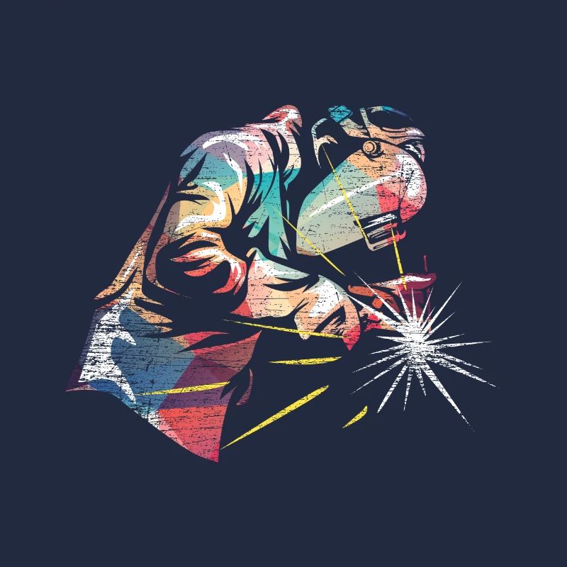 Welder welding profession