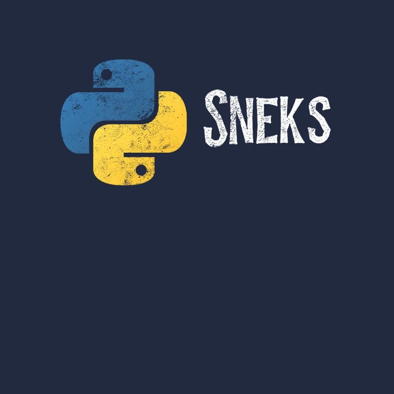 Funny Python Programmer Programming Distressed