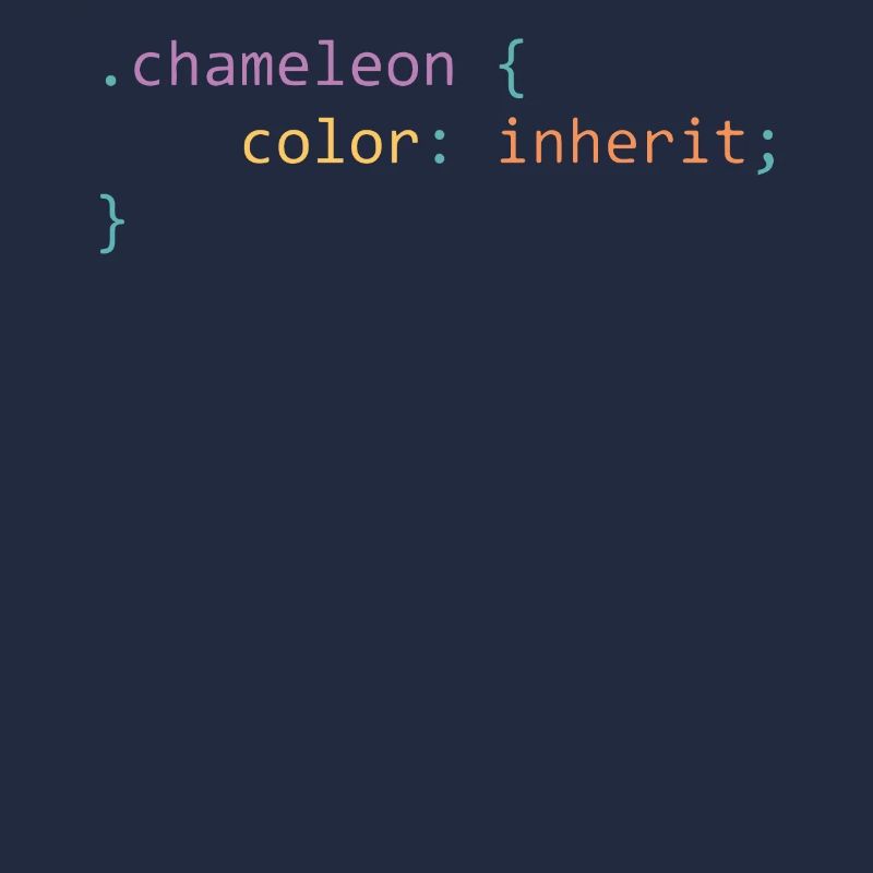 Chameleon css - nerdiges und geekiges Geschenk
