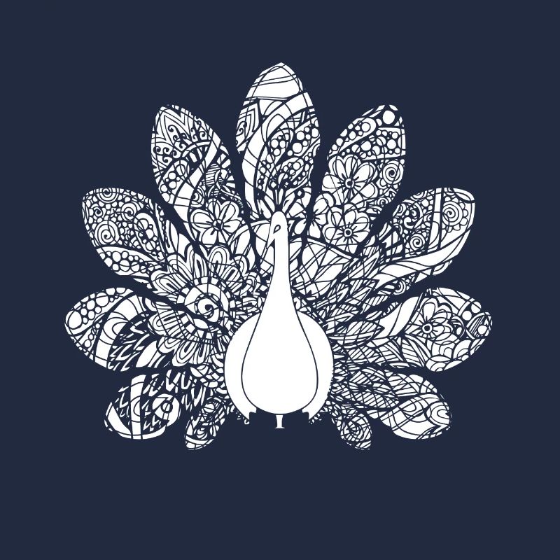 Peacock Peacock Floral Pattern