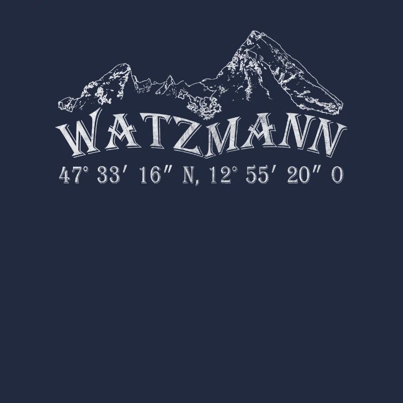 Watzmann Berg Alpen GPS coordinates hikers