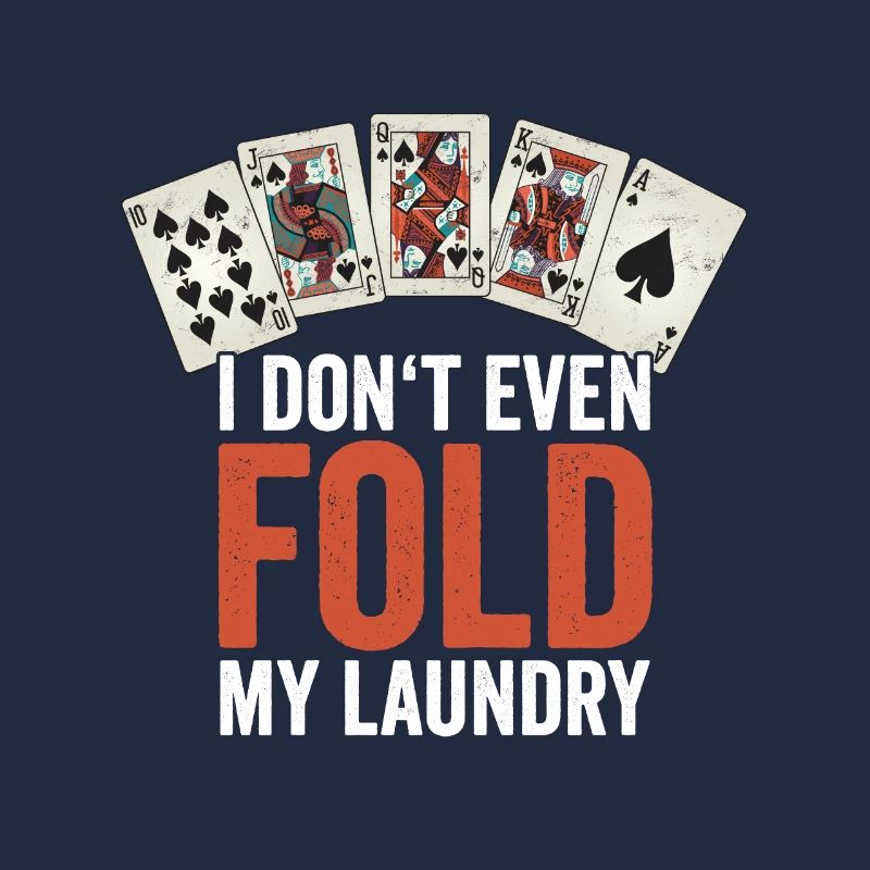 Conception de poker drôle