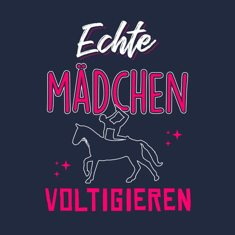 Echte Mädchen Voltigieren
