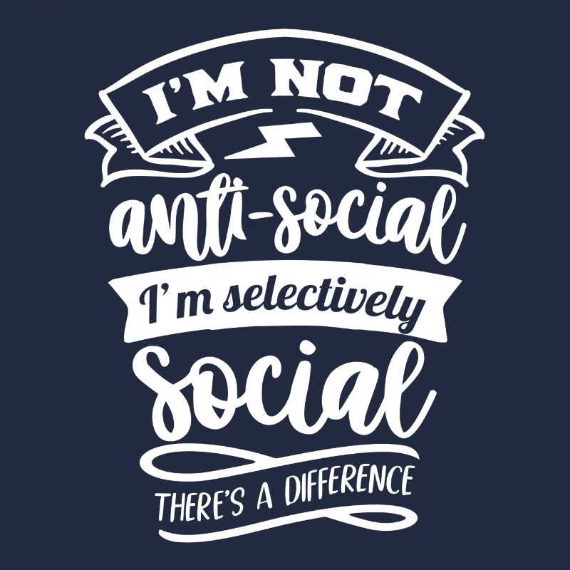 antisocial, paresseux, sarcastique