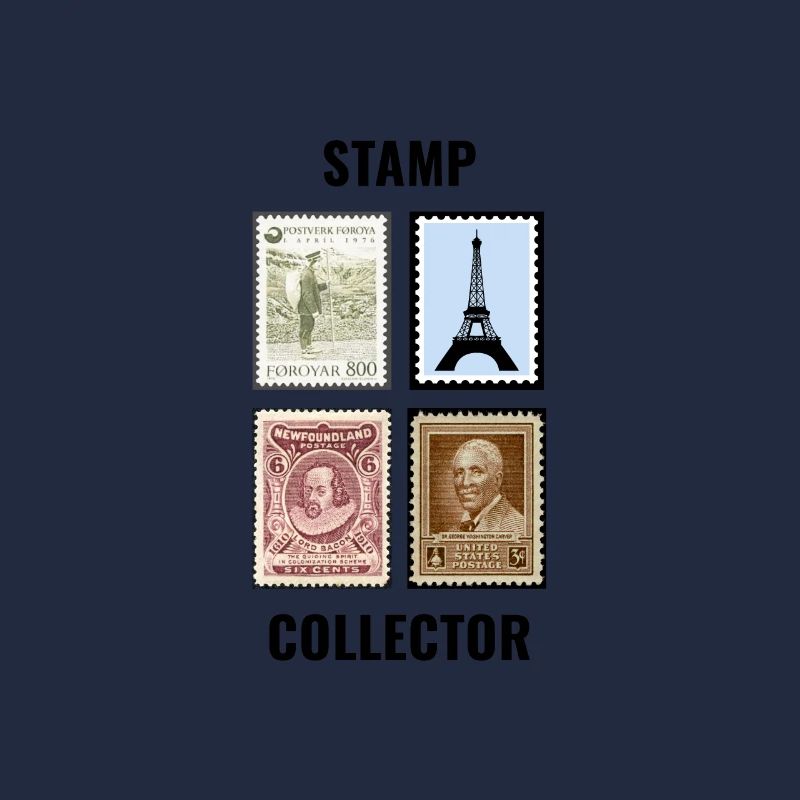Philatéliste collectionneur de timbres