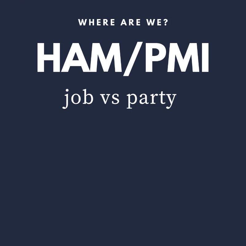 HAM PMI Urlaub oder Flugreise um Party zu machen