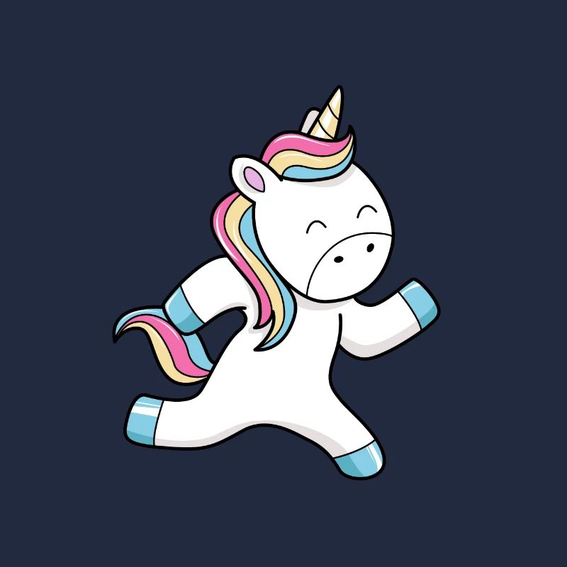 Licorne en cours d'exécution