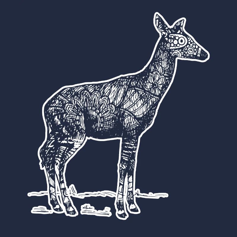 Okapi Okapi Blumenmuster