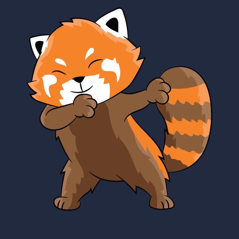 Dabbender Roter Panda Dabbing Red Panda