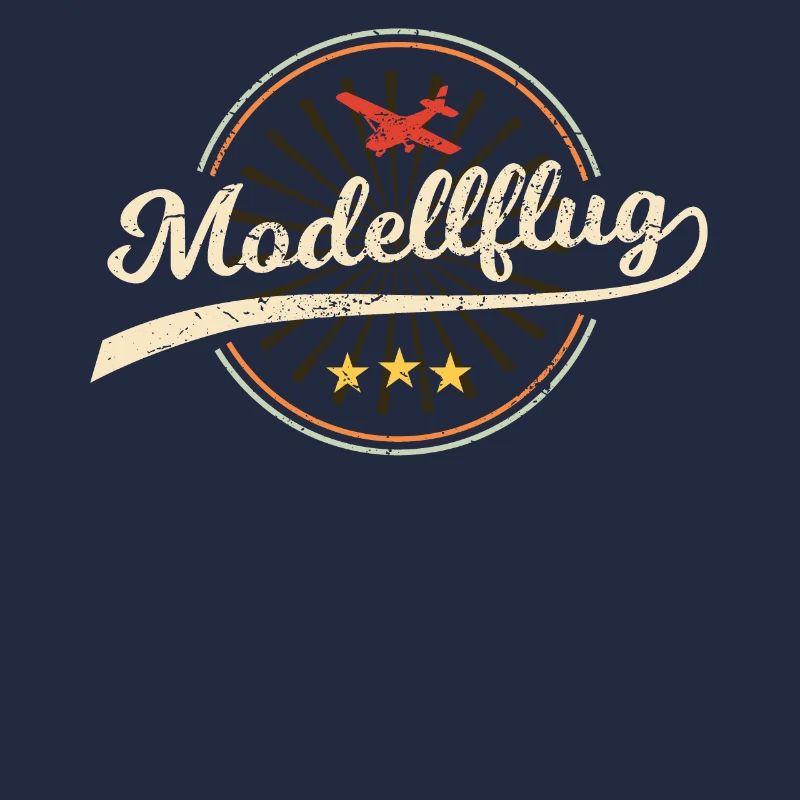 Modellflug Modellbauer Flugzeug Geschenk Retro