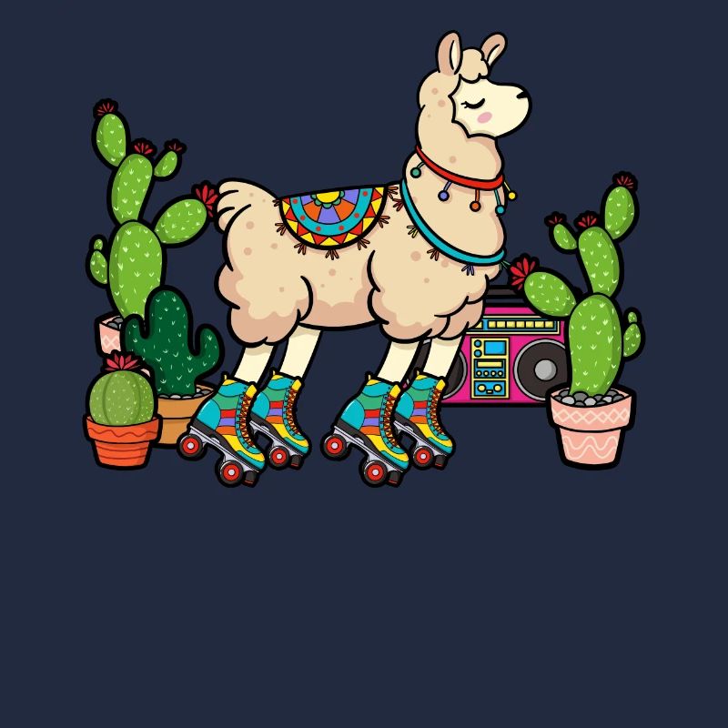 Llama Disco Roller Cactus