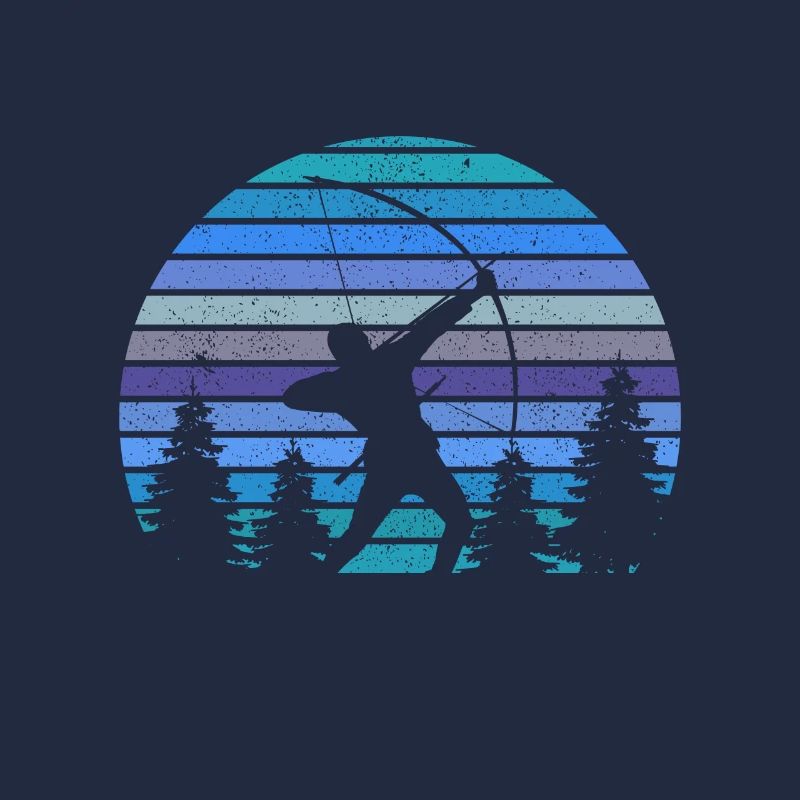 Cooler Bogenschütze mit Pfeil & Bogen Geschenk