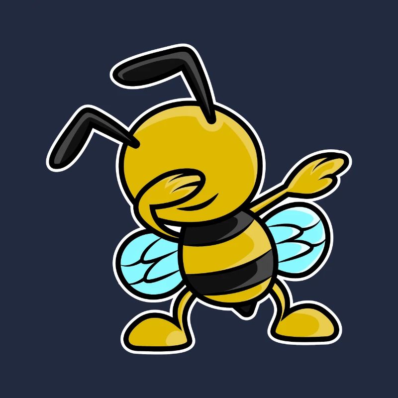 Bee dabbing cool trend dab dance beekeeper gift