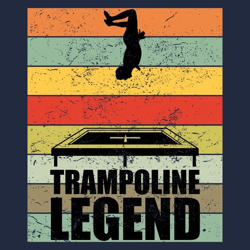 Trampoline Legend Trampolin Sprung Retro Geschenk