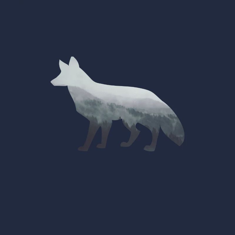 Fox foxes nature forest