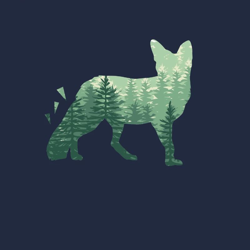 Fox foxes nature forest