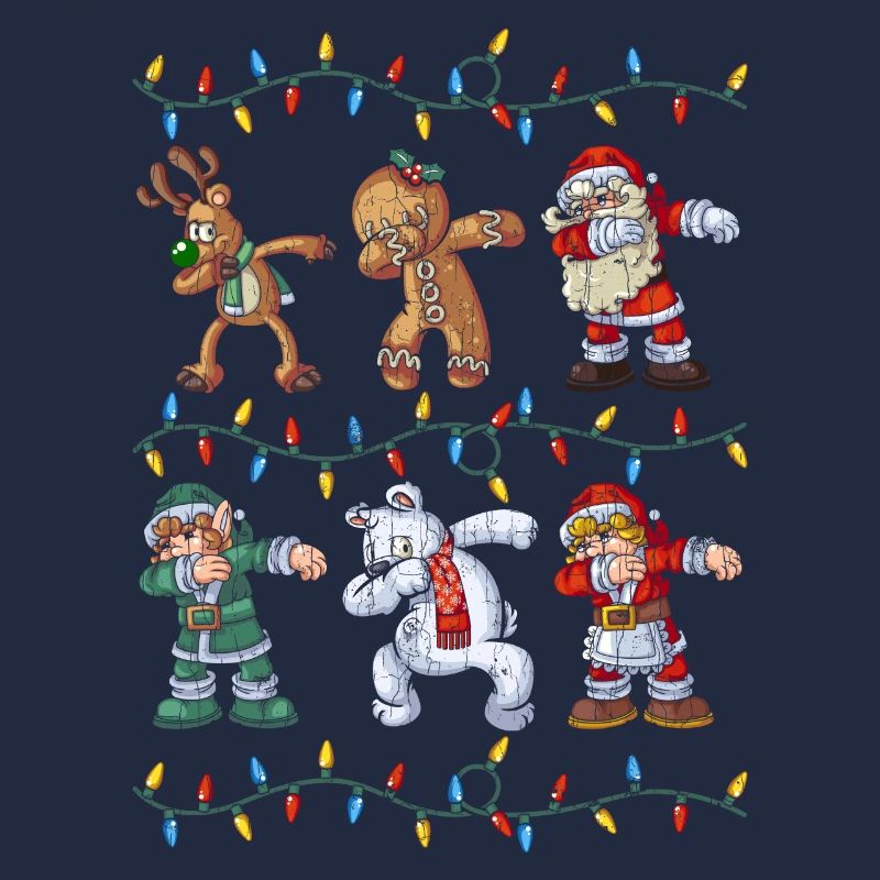 Dabbing Santa Reindeer Elf Bear Gingerbread Gifts