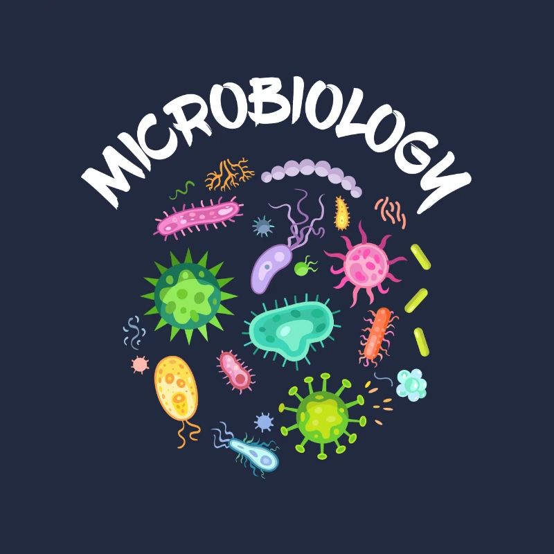 Microscope de bactéries microbiologie scientifique