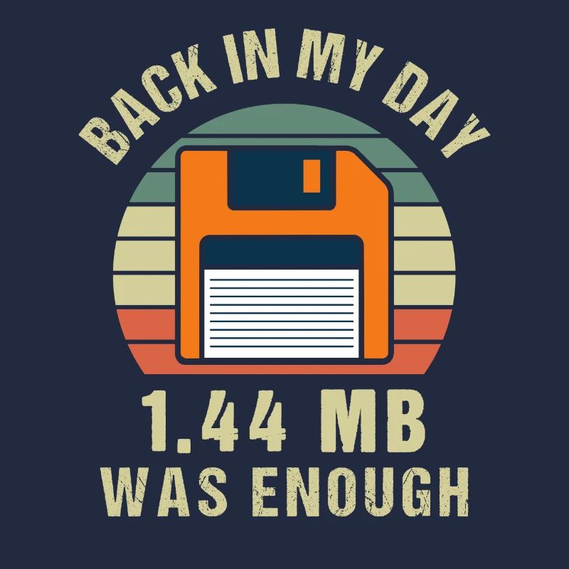 Programmierer Diskette Retro Geschenk