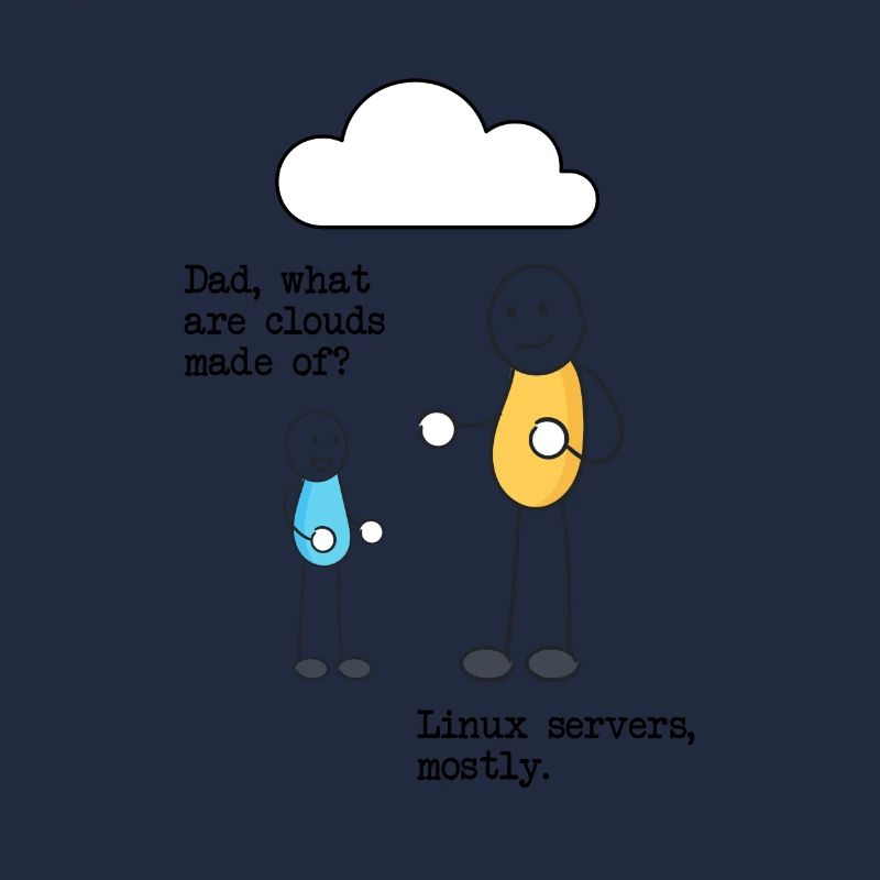 De quoi sont faits les nuages? Serveurs Linux principalement!