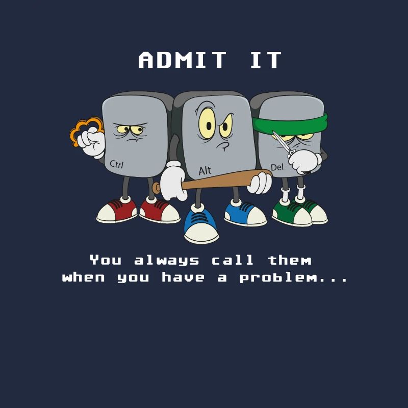 Programmeur informaticien Ctrl Alt Del Computer