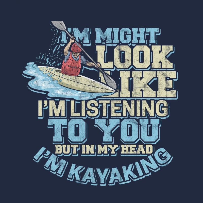 Kayak en eau vive aviron bateau à roue en eau vive