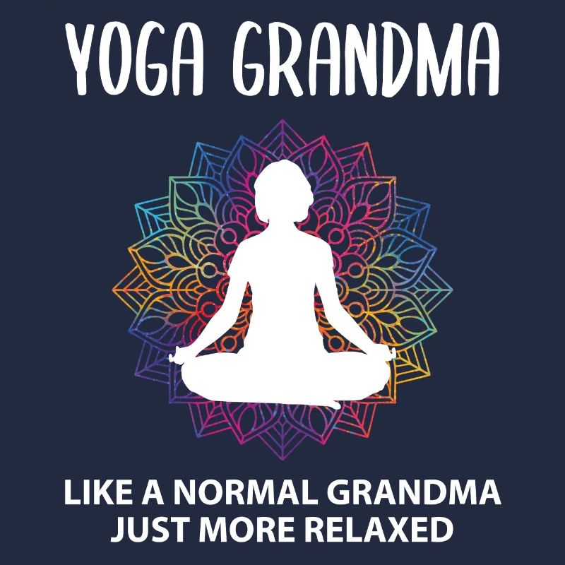 Yoga Oma Großmutter Lustiger Spruch Geschenk
